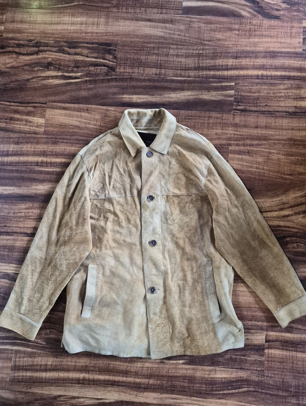 Andrew Marc Suede Leather Jacket Size L